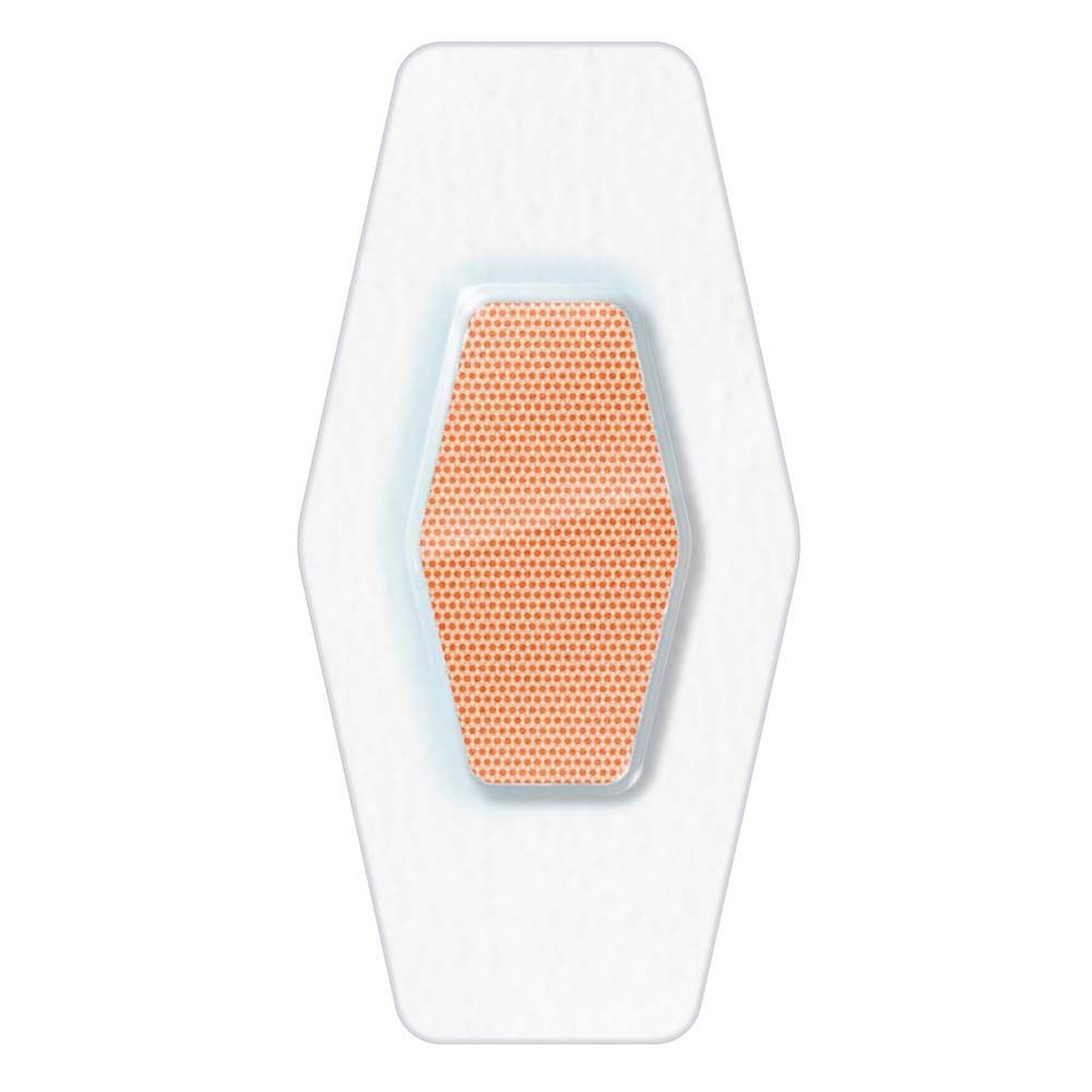 Rückseite der Nexcare Max Hold Pflasterpackung. Anweisungen, Piktogramme und Informationen in mehreren Sprachen.