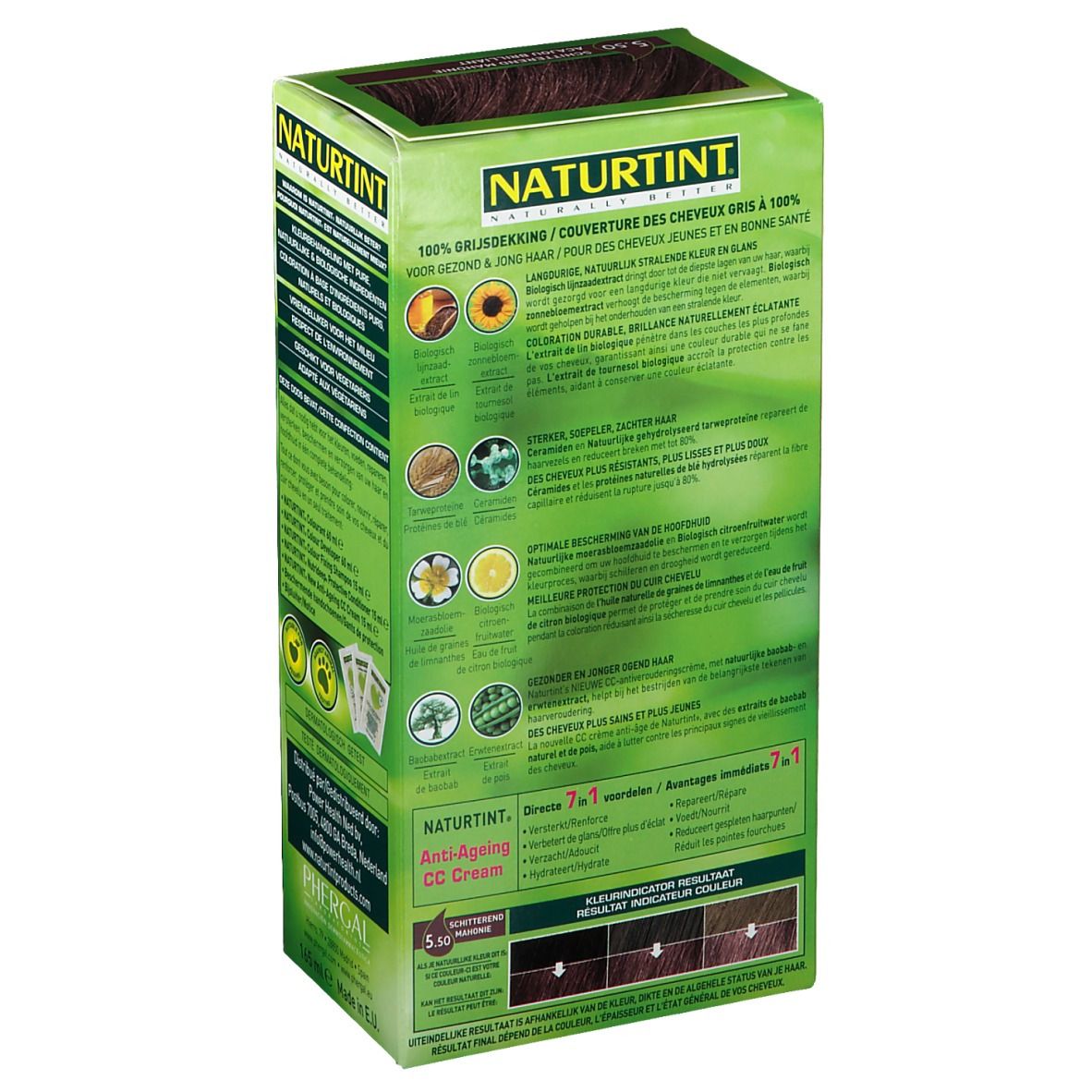 NATURTINT® Permanenter Fleck 5.50 Mahagoni glitzernd