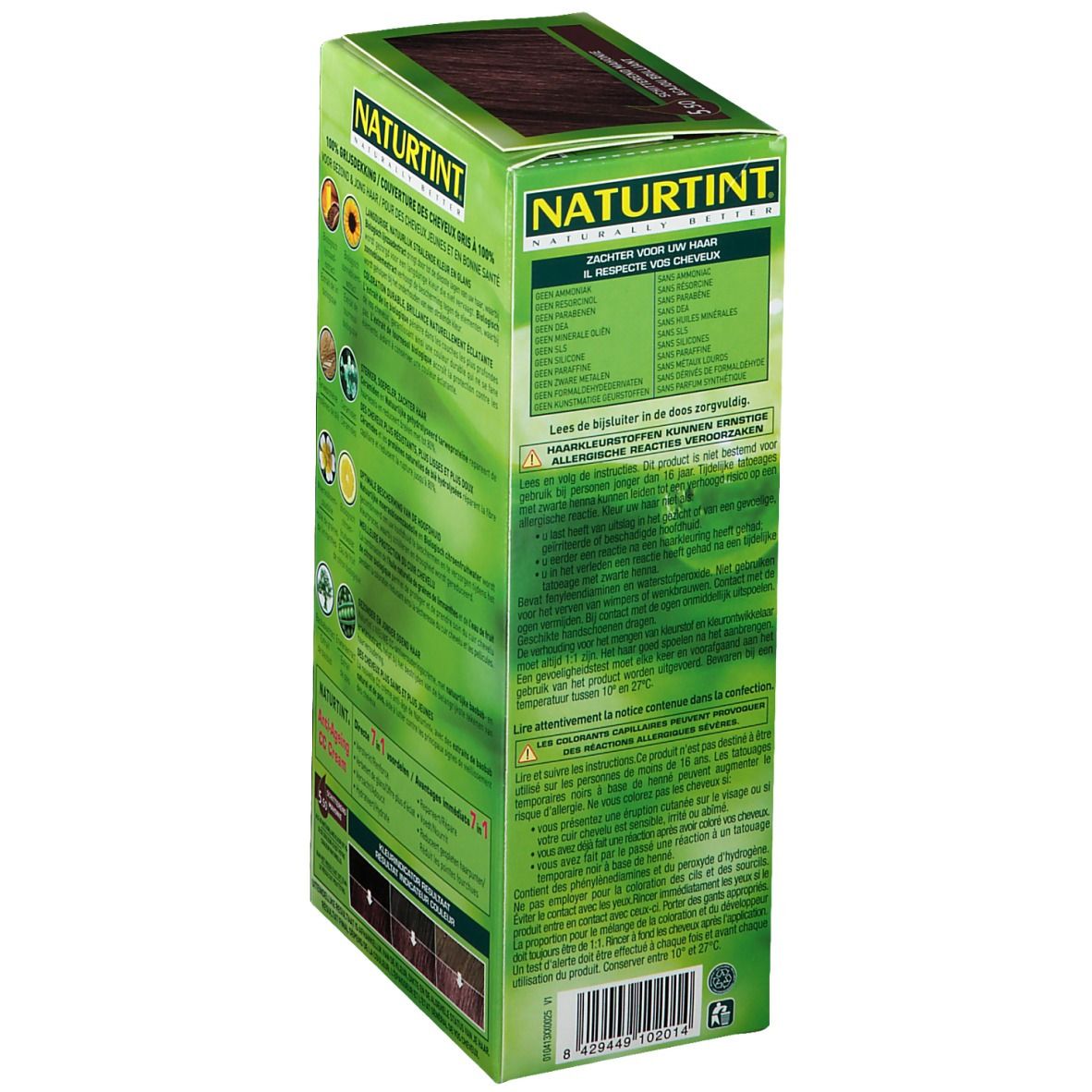 NATURTINT® Permanenter Fleck 5.50 Mahagoni glitzernd