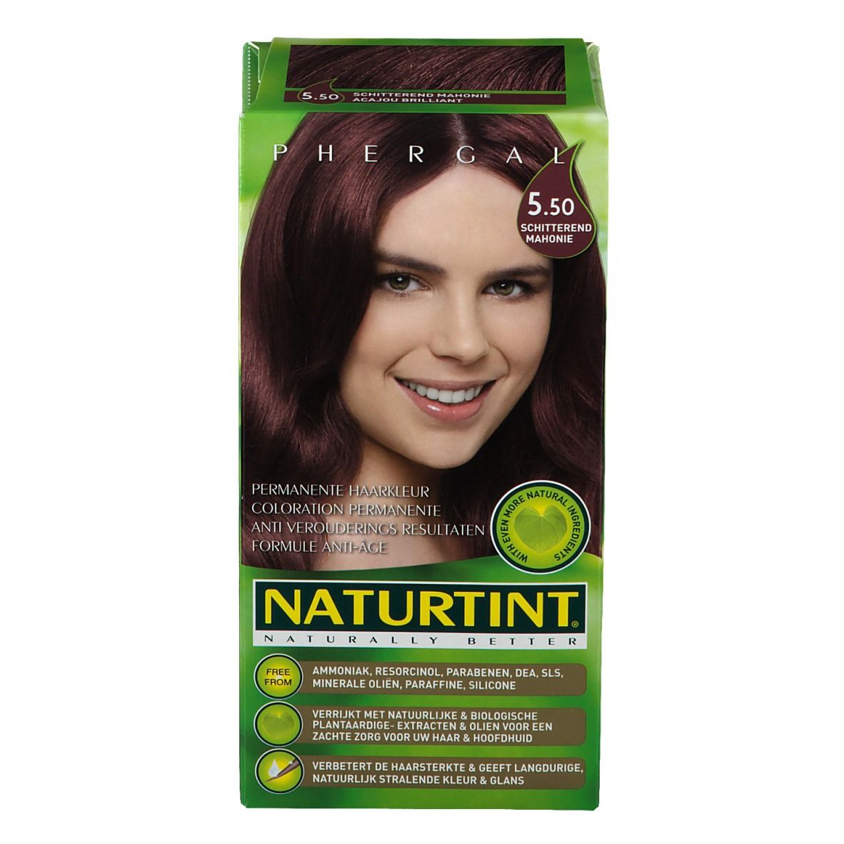 NATURTINT® Permanenter Fleck 5.50 Mahagoni glitzernd