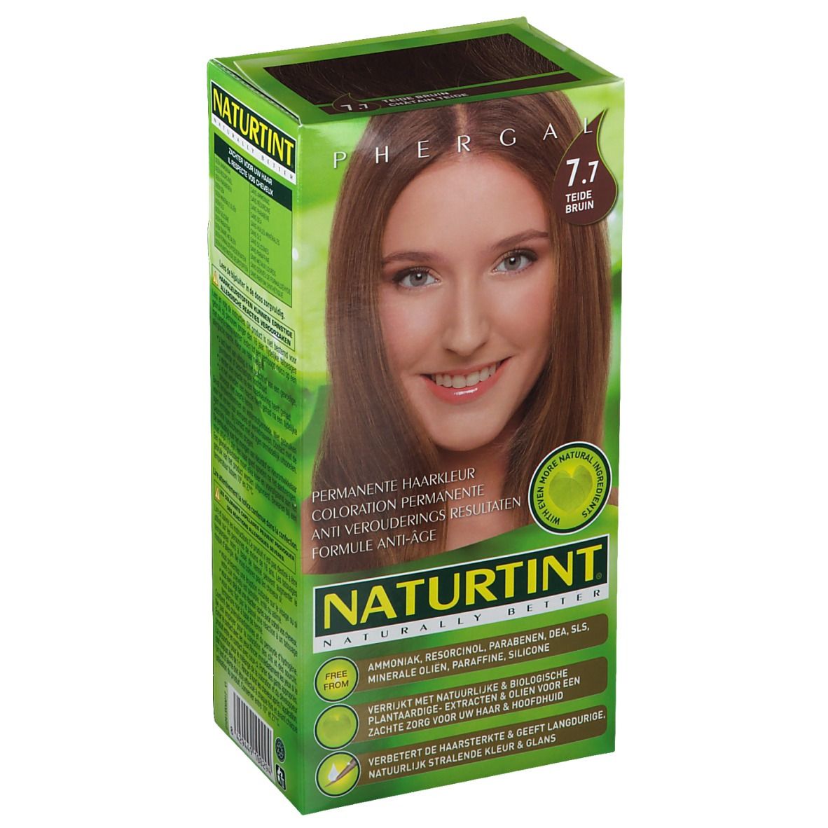 Naturtint permanente Haarfarbe 7.7