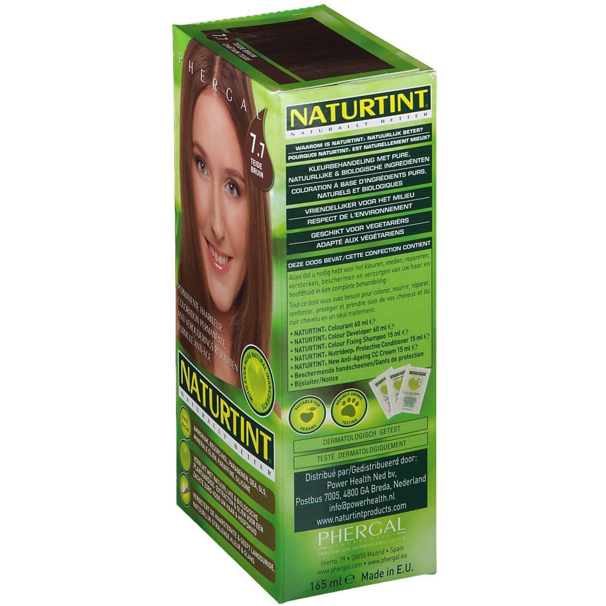 Naturtint permanente Haarfarbe 7.7