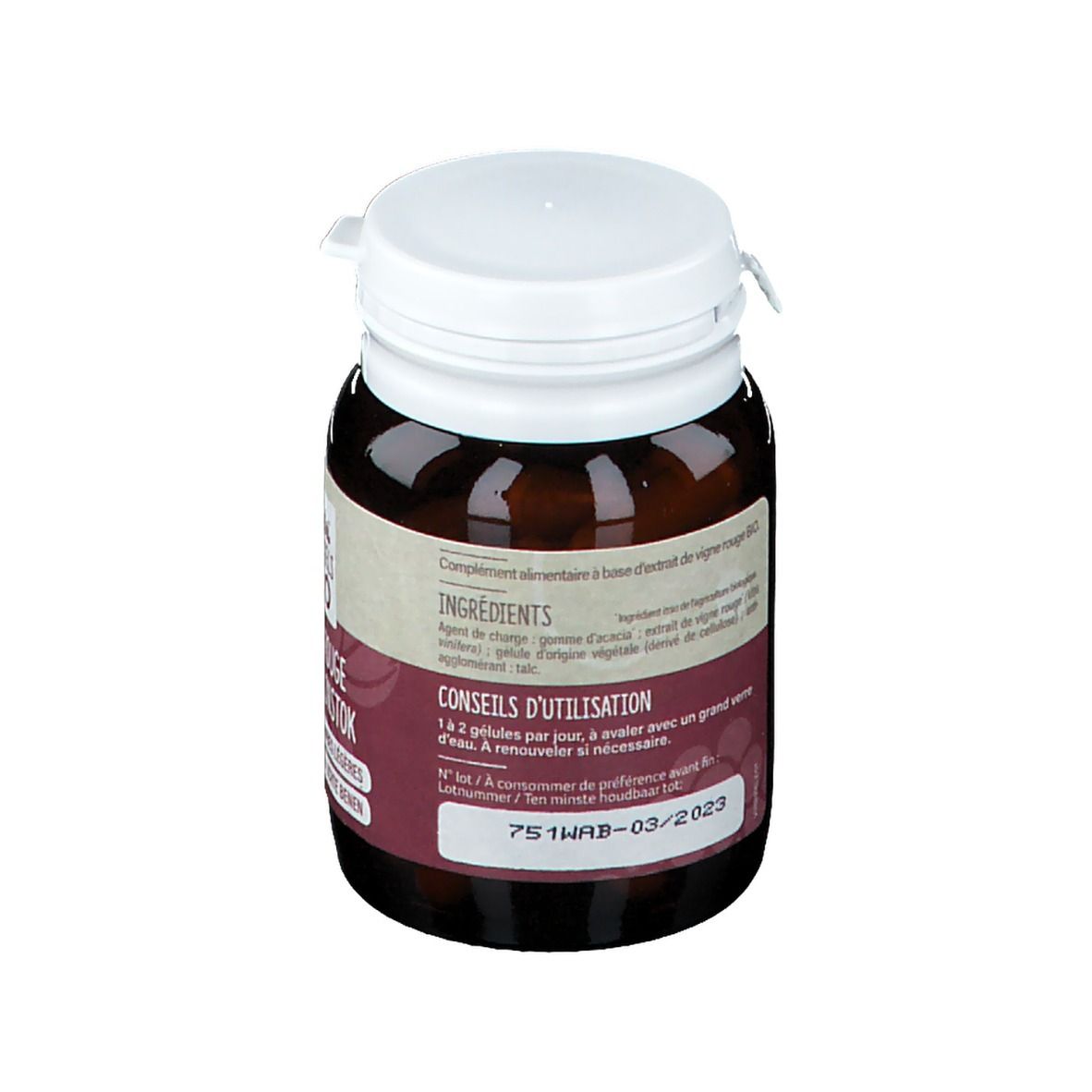 Nutrisanté Nutri SENTIELS BIO Vigne rouge Circulation & Jambes légères