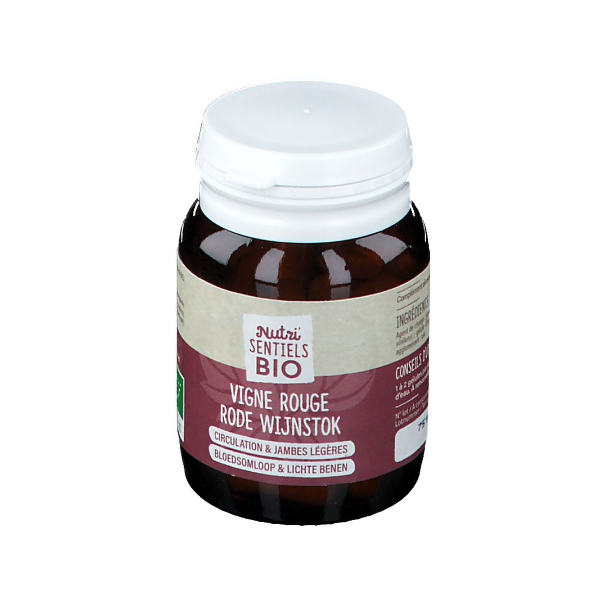 Nutrisanté Nutri SENTIELS BIO Vigne rouge Circulation & Jambes légères