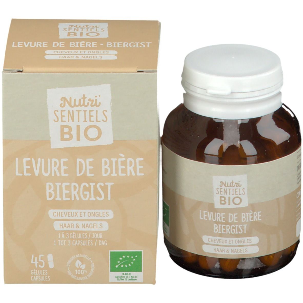 Nutri'Sentiels Bio Levure de bière