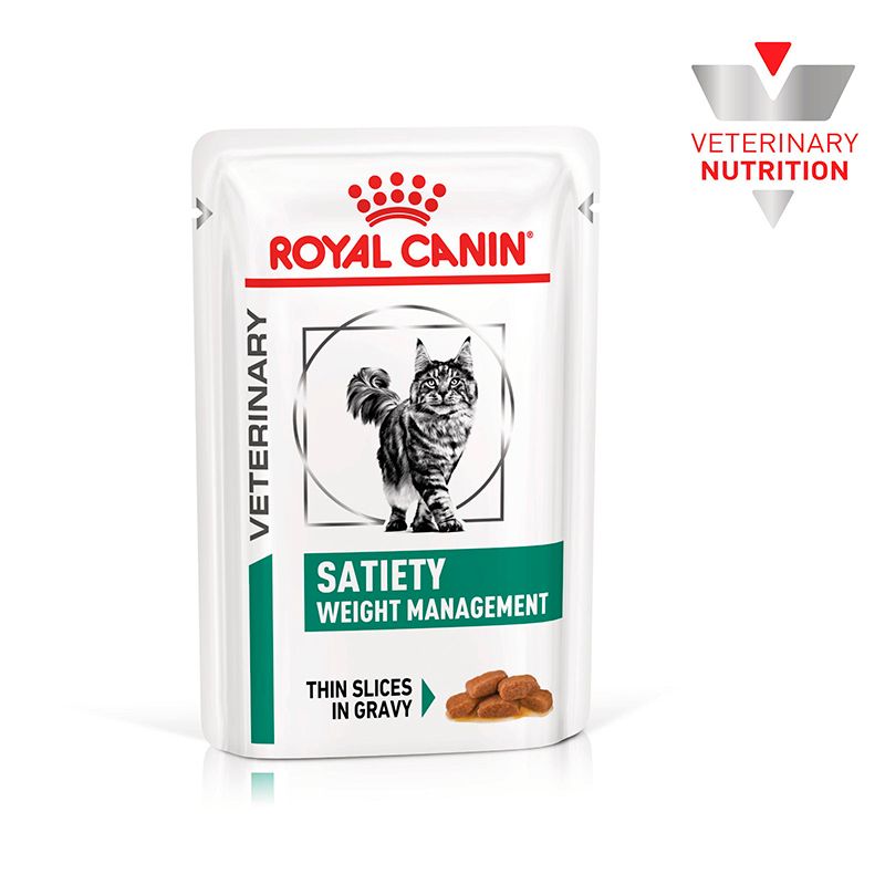 Royal Canin Veterinary Satiety Weight Management Futterbeutel.