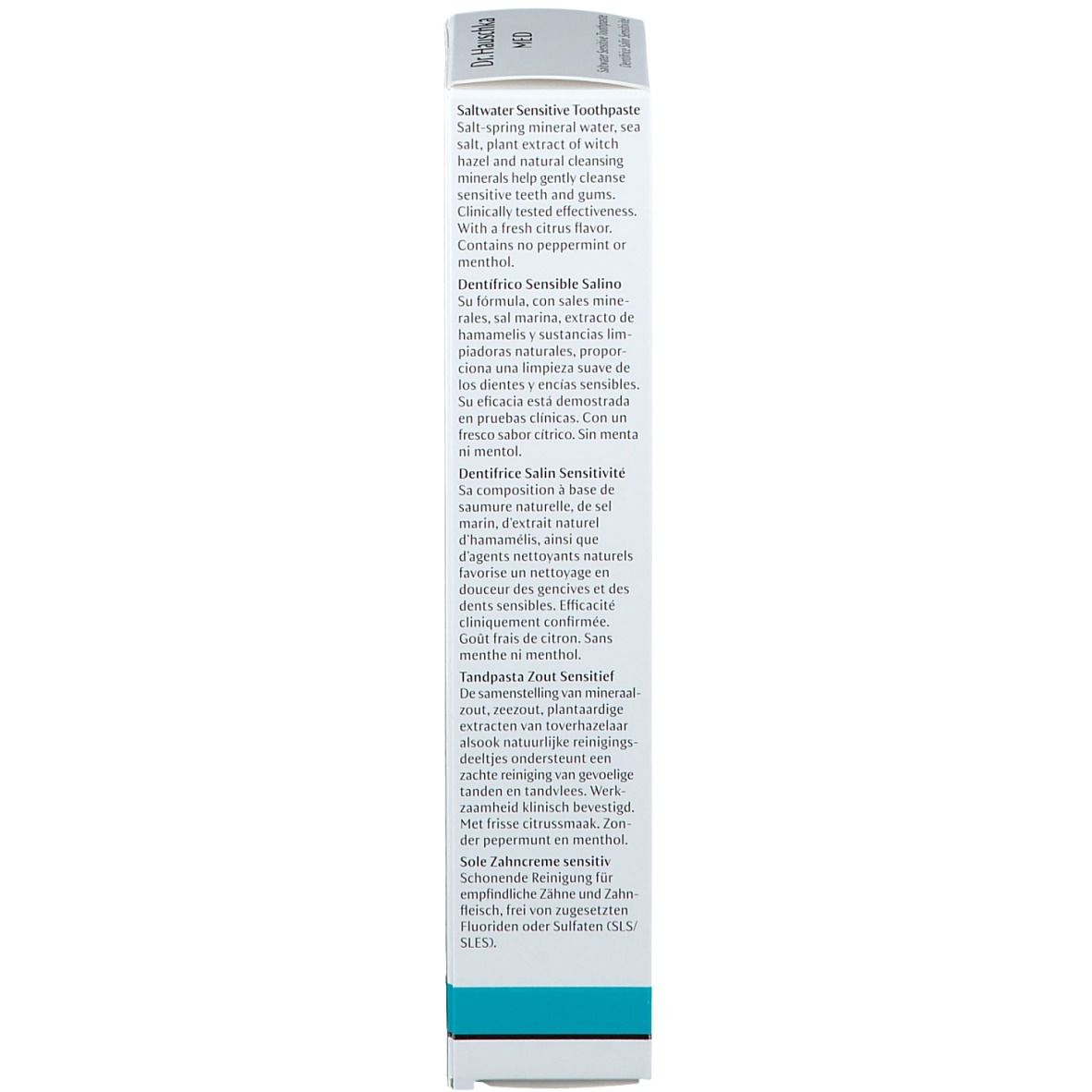 Dr. Hauschka Med Dentifrice Salin Sensitivité