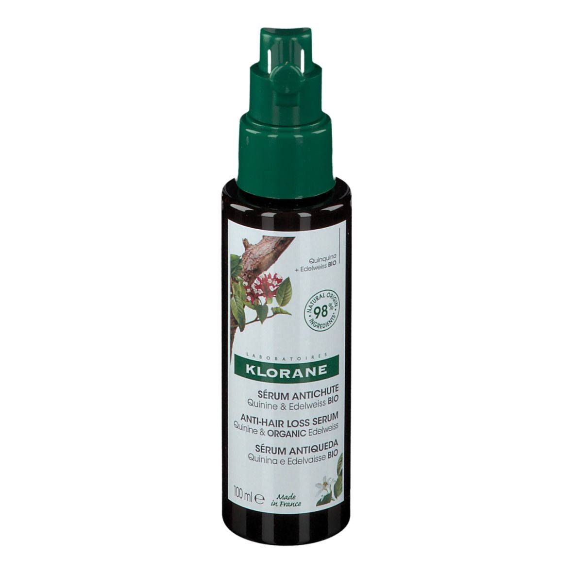 KLORANE Anti-Haarausfall Serum mit Chinin & Edelweiss BIO