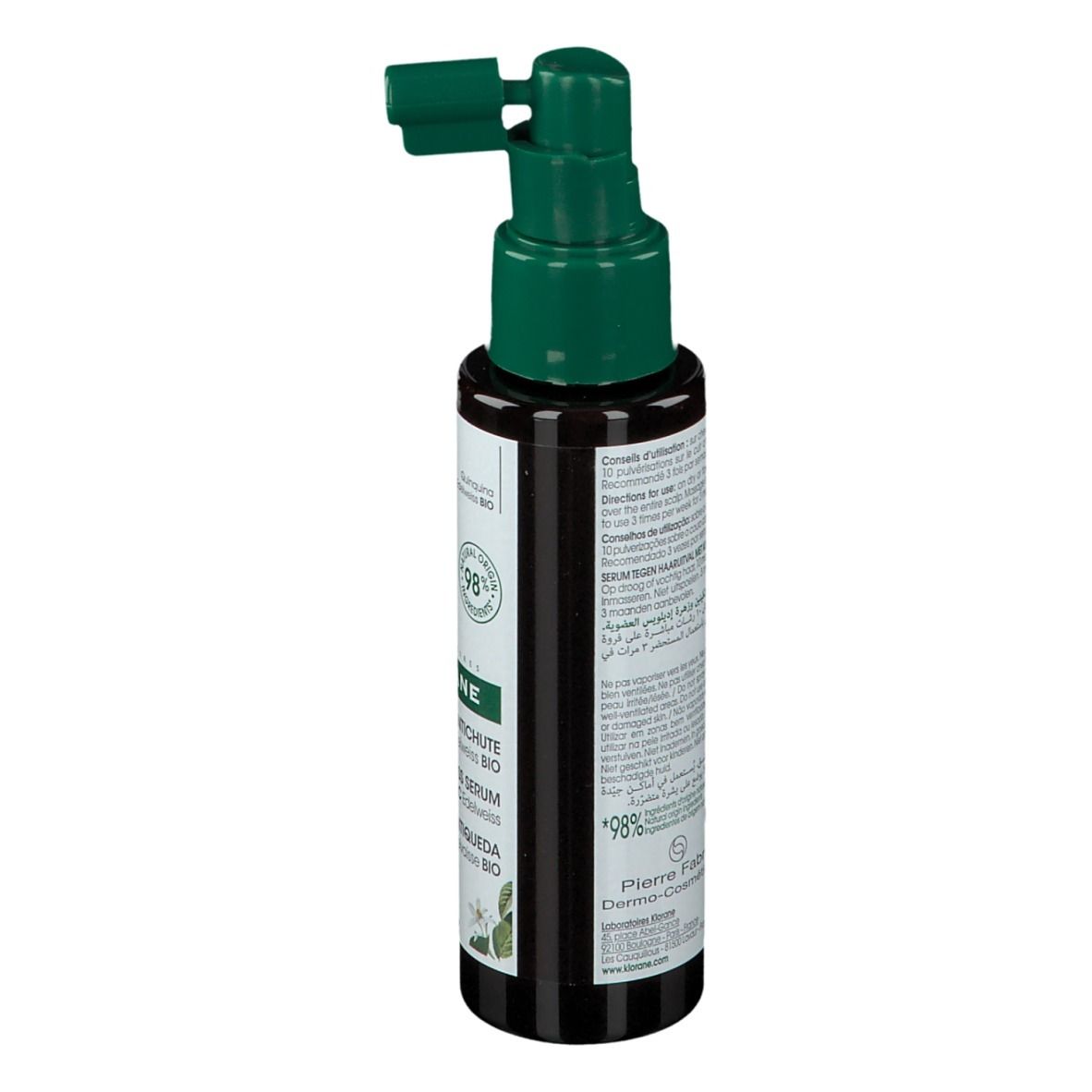 KLORANE Anti-Haarausfall Serum mit Chinin & Edelweiss BIO
