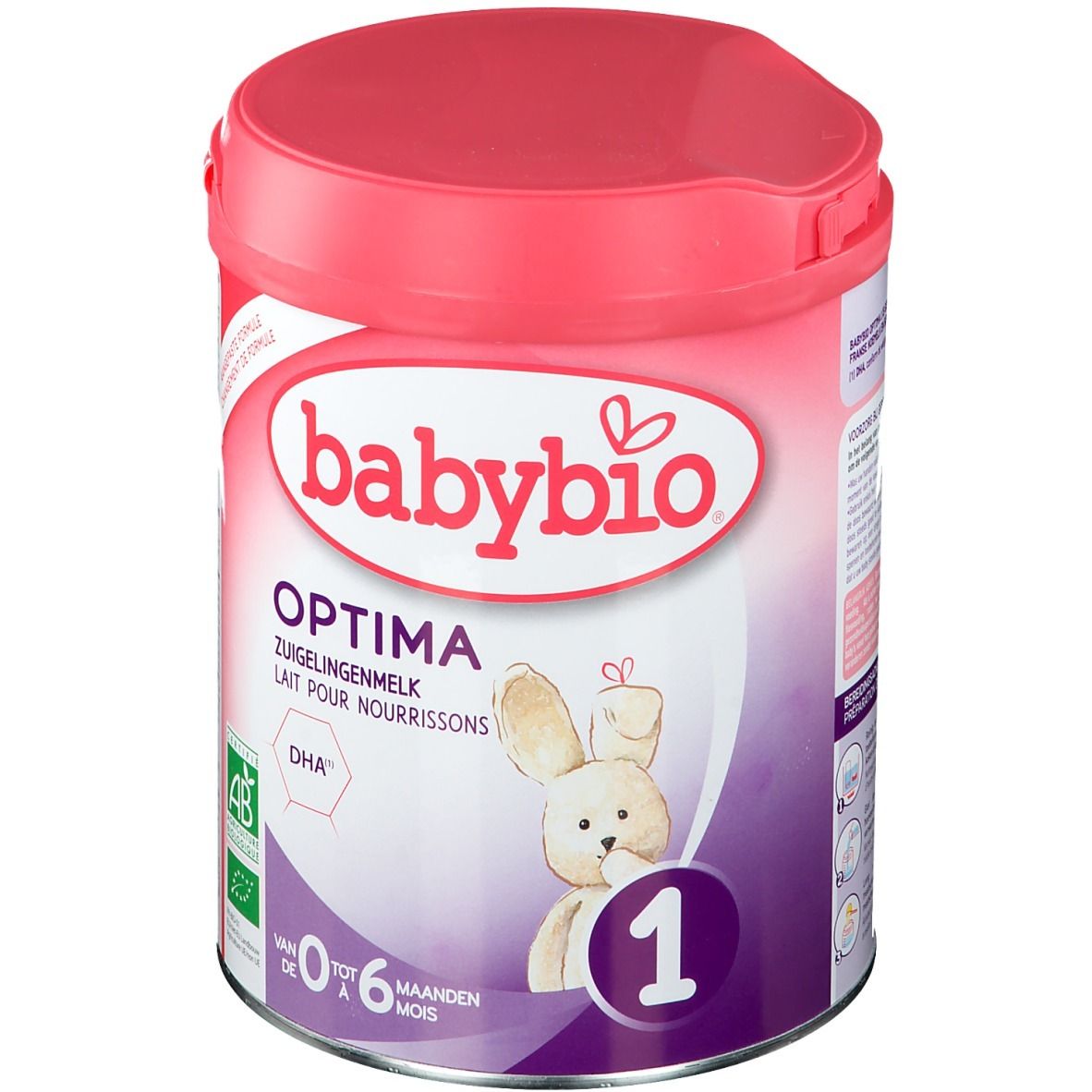 babybio OPTIMA 1 Lait de sauvage 0-6 mois 800 g - Redcare Apotheke