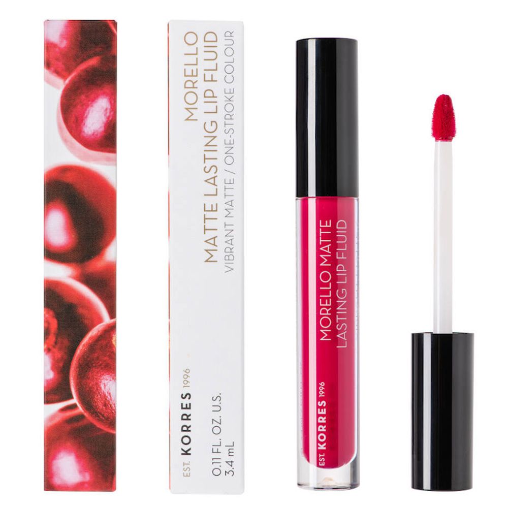 Korres Morello Lasting Lip Fluid 29 Stawberry Kiss