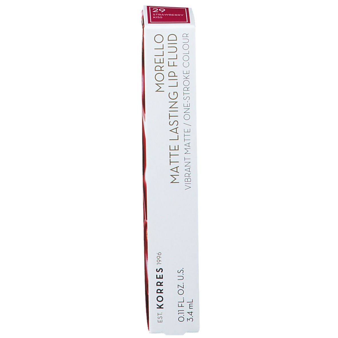 Korres Morello Lasting Lip Fluid 29 Stawberry Kiss