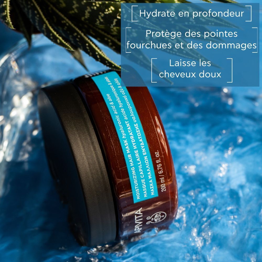 Apivita Masque Capillaire Hydratant Acide hyaluronique & Aloès
