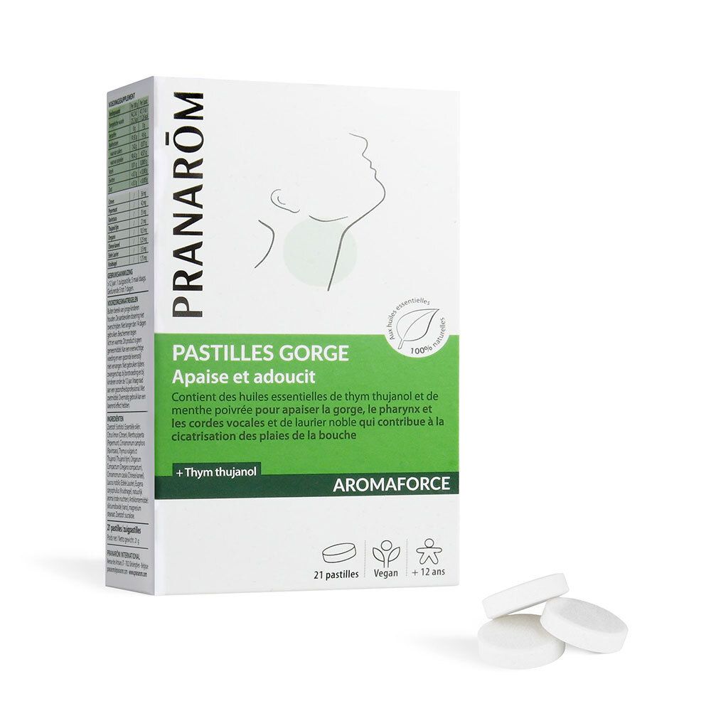 Pranarôm AROMAFORCE Pastilles Gorge