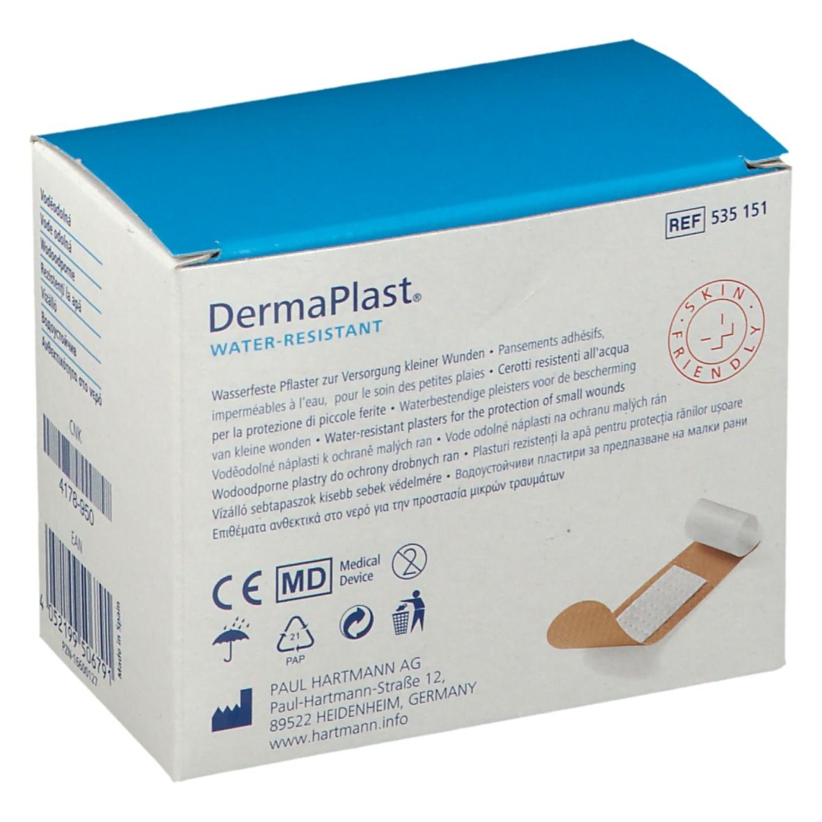 Hartmann Dermaplast® wasserfest 19 x 72 mm