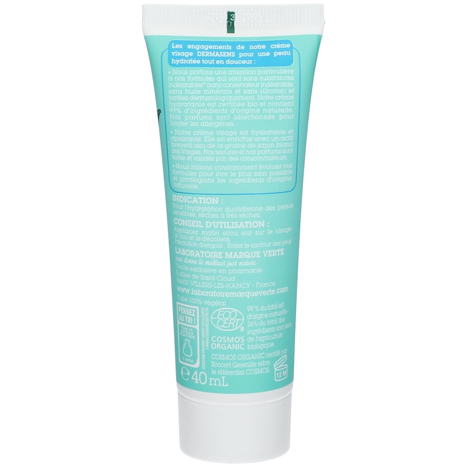 DERMASENS Feuchtigkeitsspendende und reichhaltige Creme
