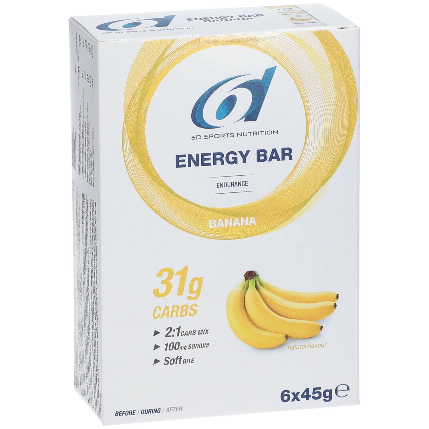 6D Sports Nutrition Energy Bar Banane