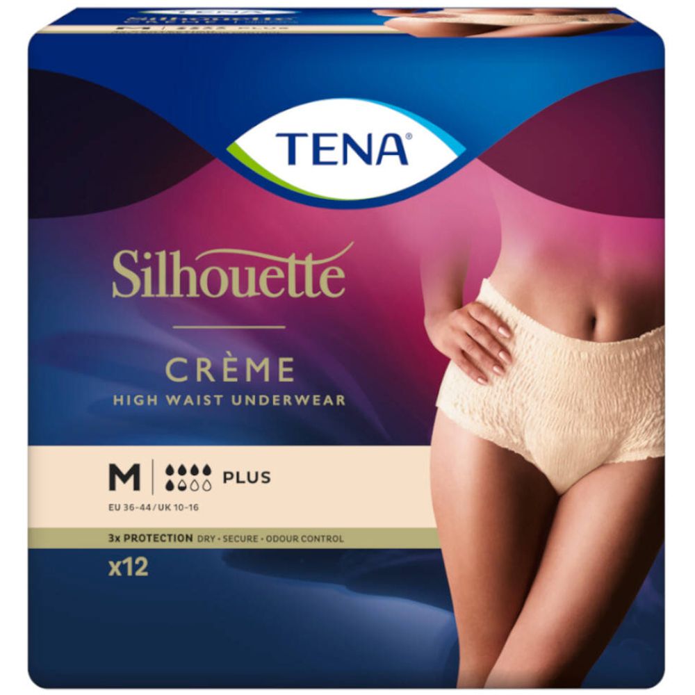 TENA Silhouette Plus Creme Gr. M 12 St - Redcare Apotheke