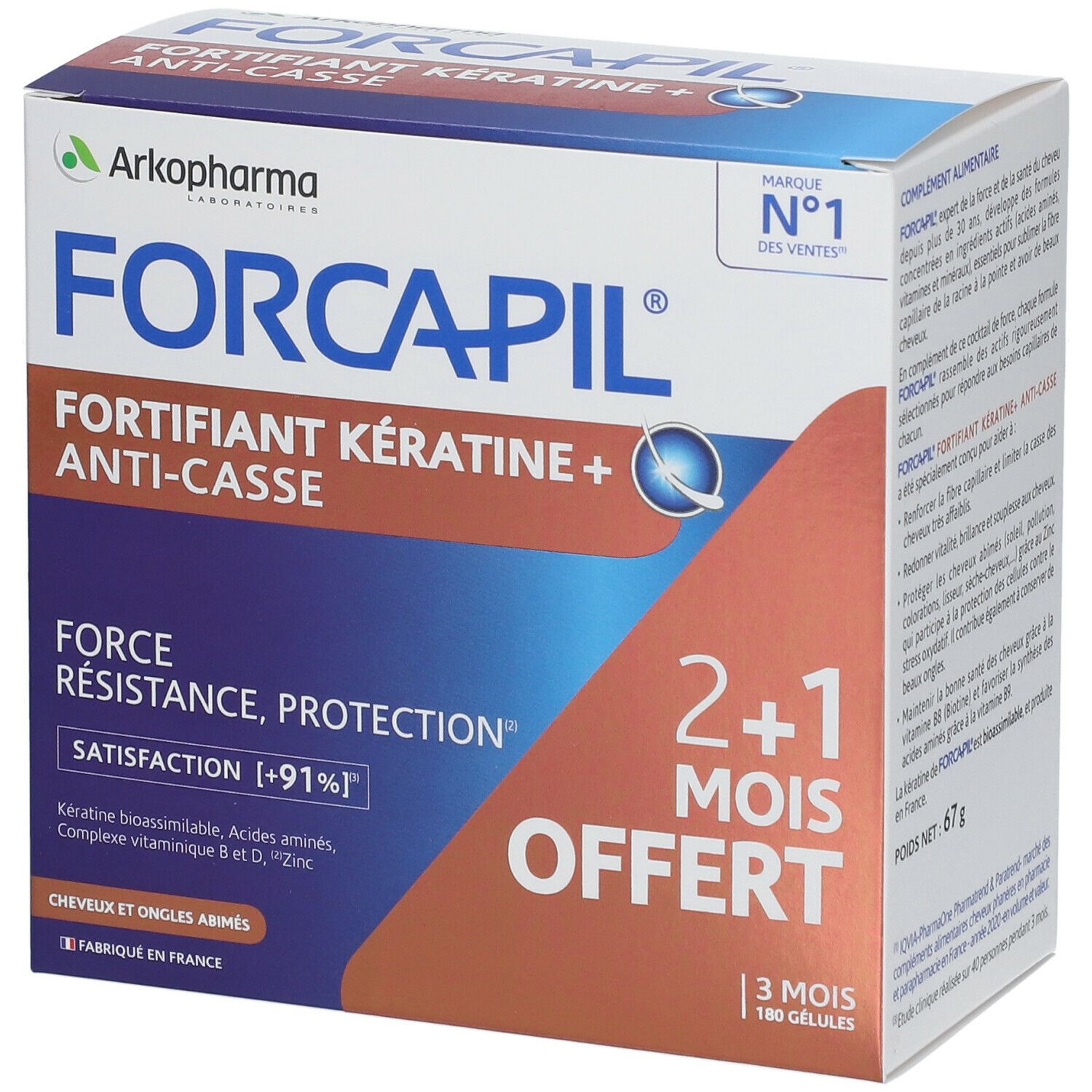 Arkopharma Forcapil® Kératine +