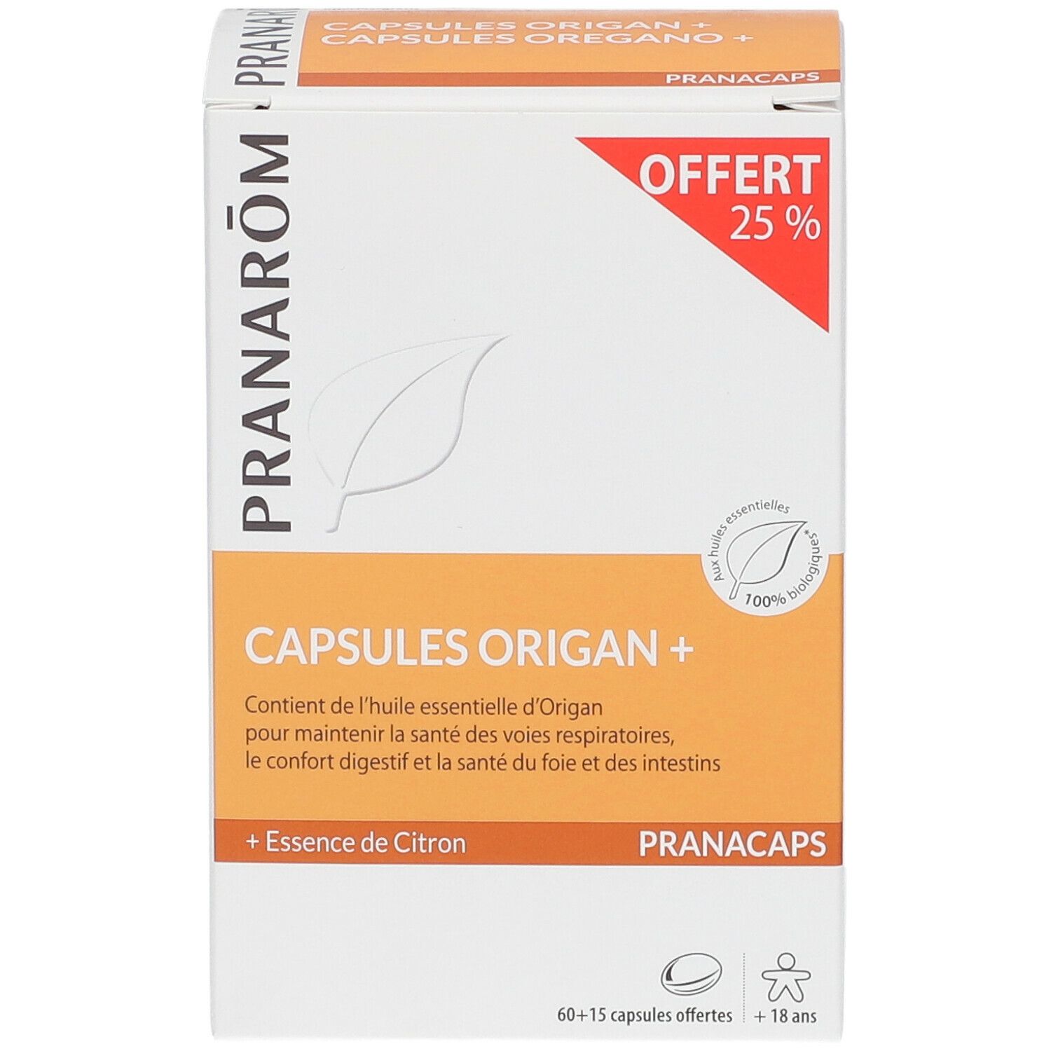Pranarom Origan + - 30 capsules