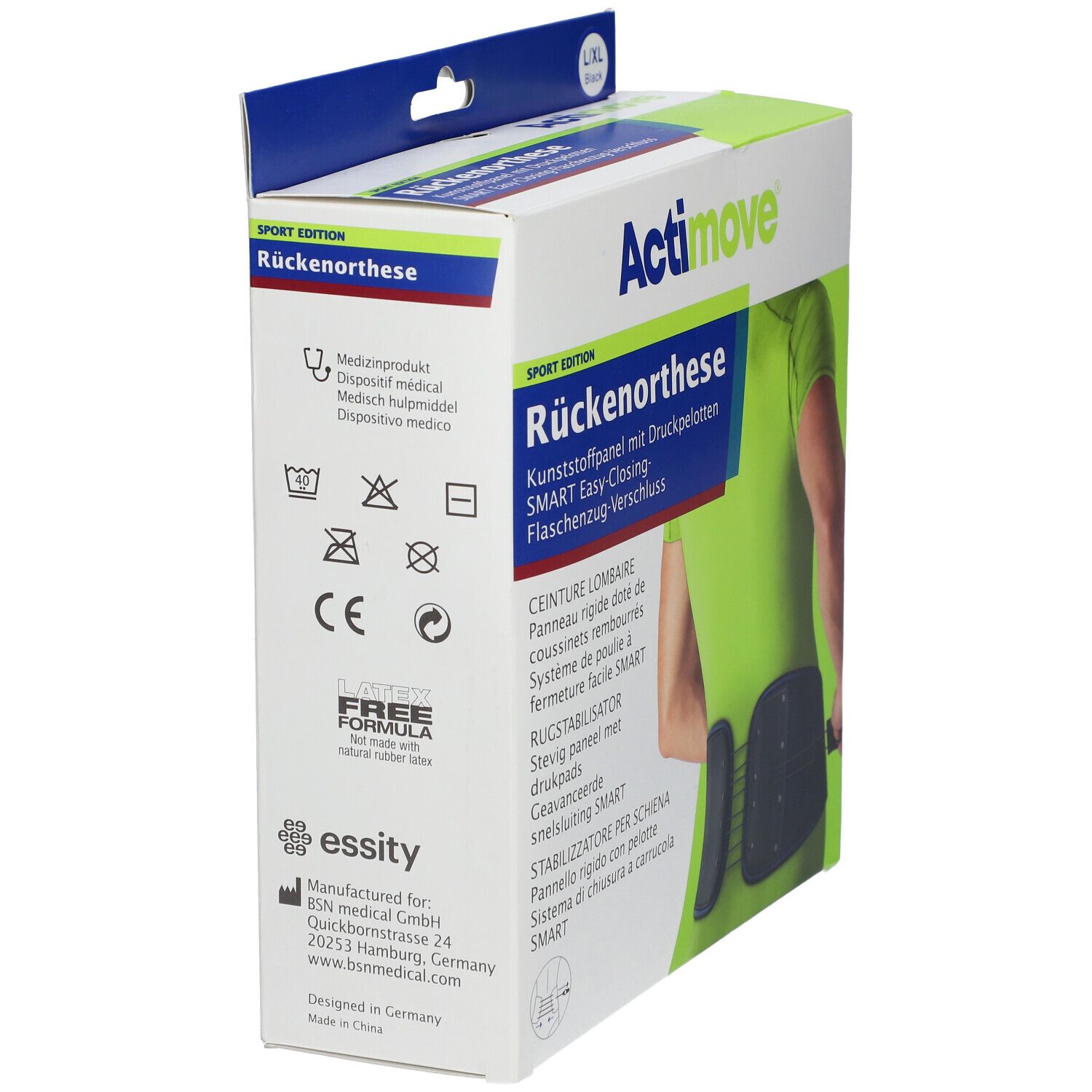 Actimove® SPORTS EDITION Lendenwirbelgürtel Large - Extra Large