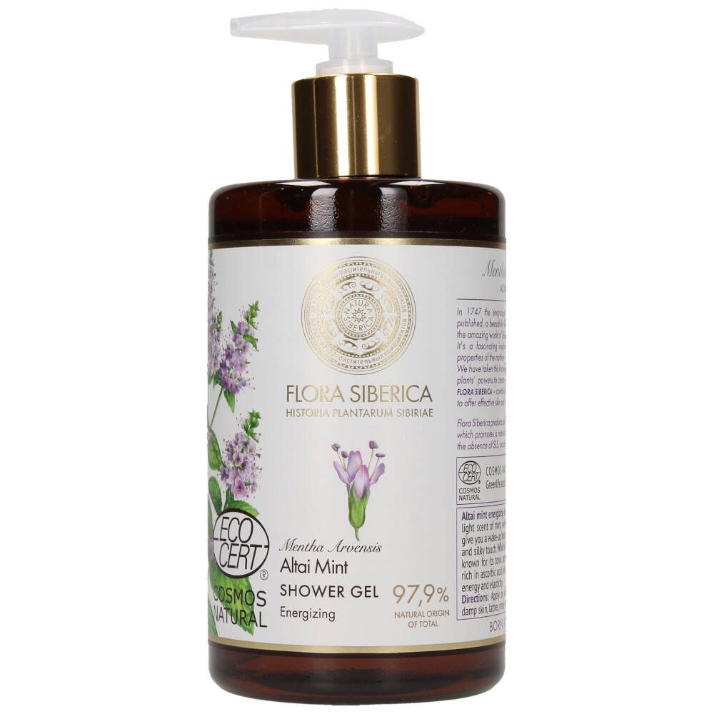 Flora Siberica Gel Douche Énergisant à la Menthe de l'Altaï