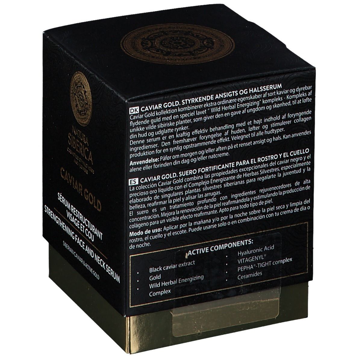 Natura Siberica Caviar Gold Sérum Restructurant Visage et Cou 30 ml ...