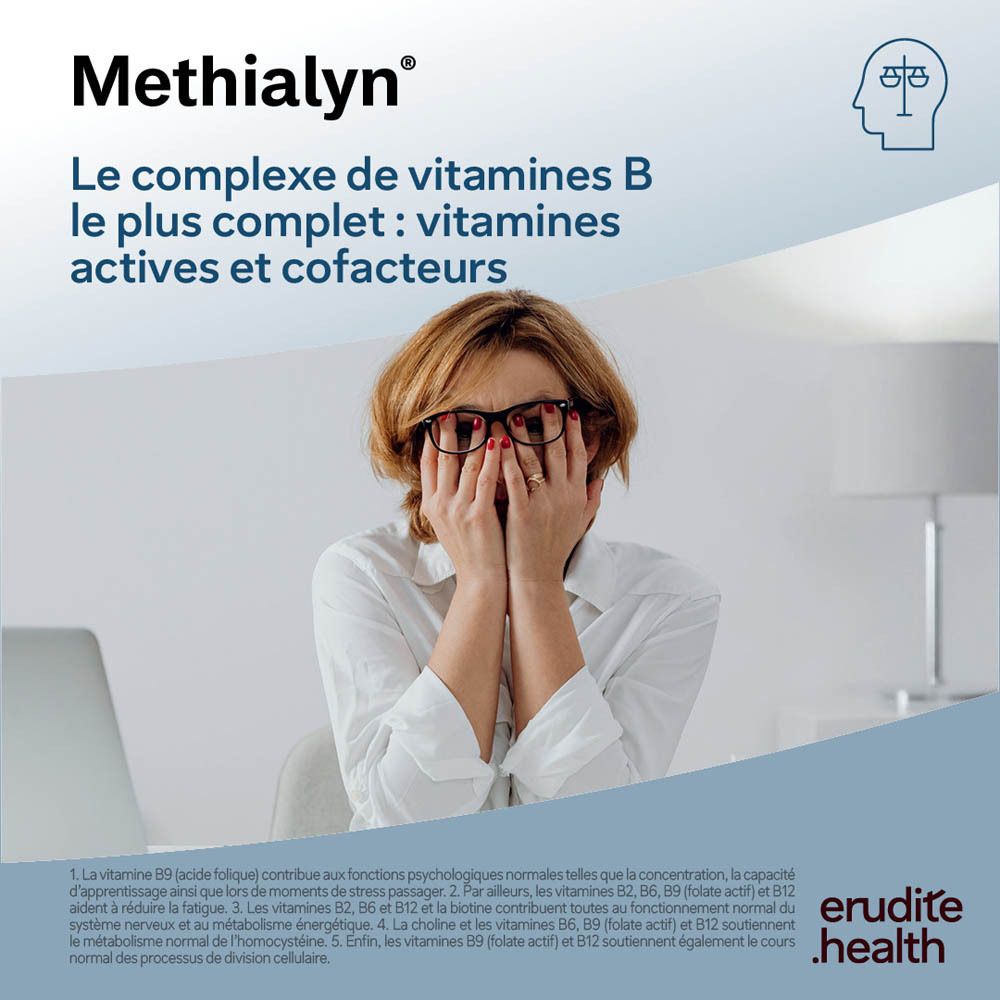 Methialyn: Das umfassendste B-Vitamin-Komplex mit aktiven Vitaminen und Co-Faktoren.