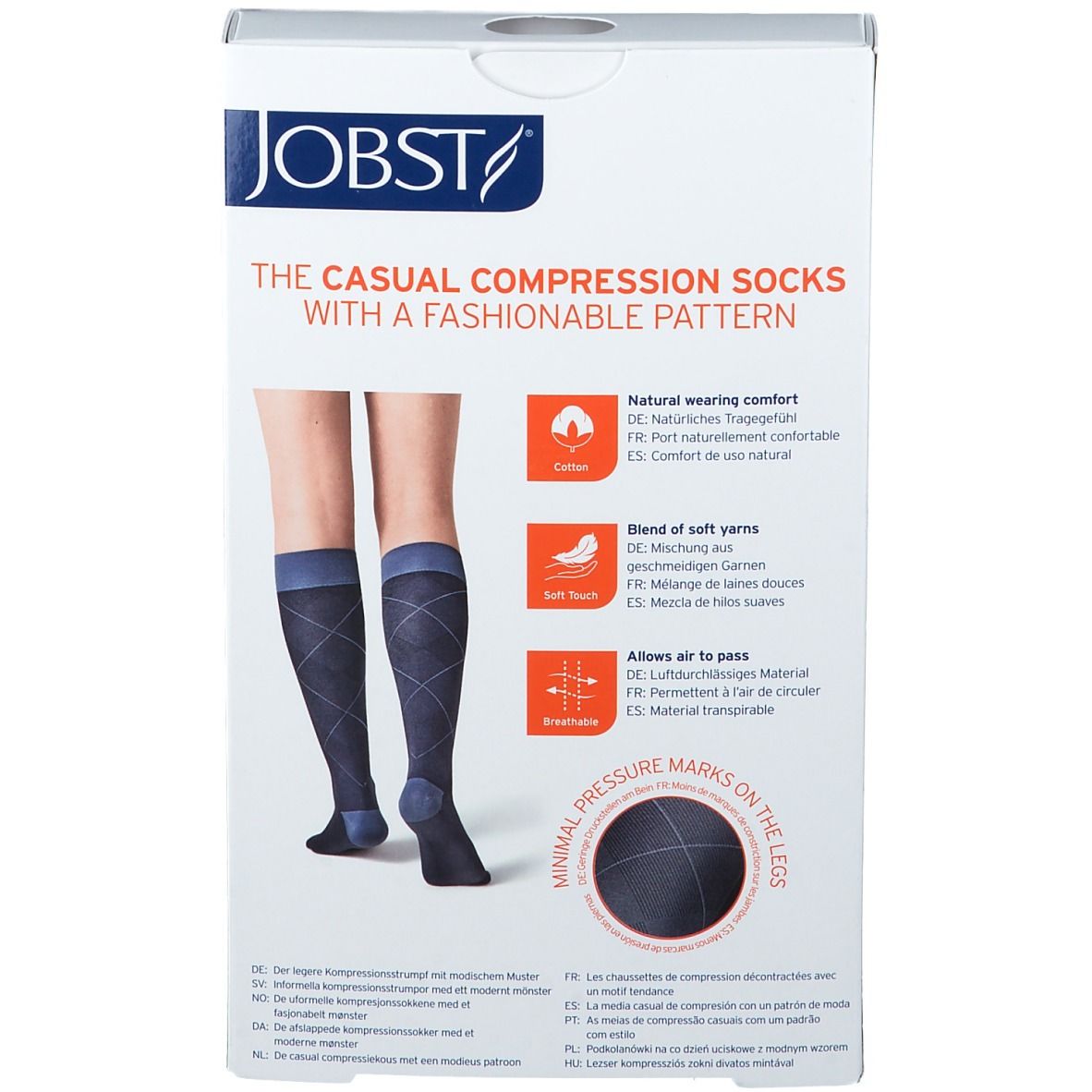 JOBST® Casual Pattern Kompressionsstrümpfe