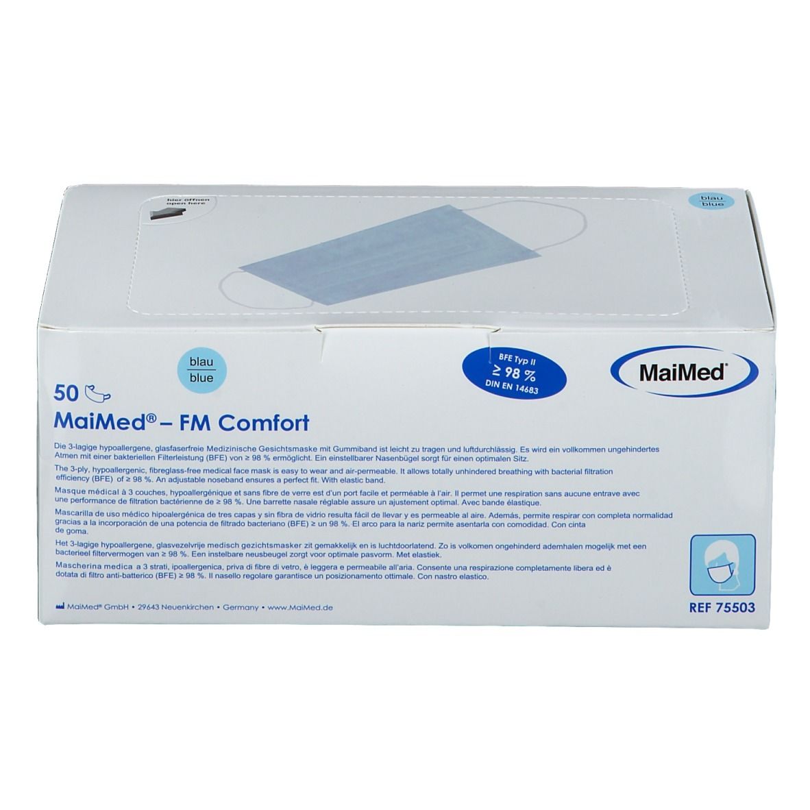 MaiMed® FM Comfort bleu Type II