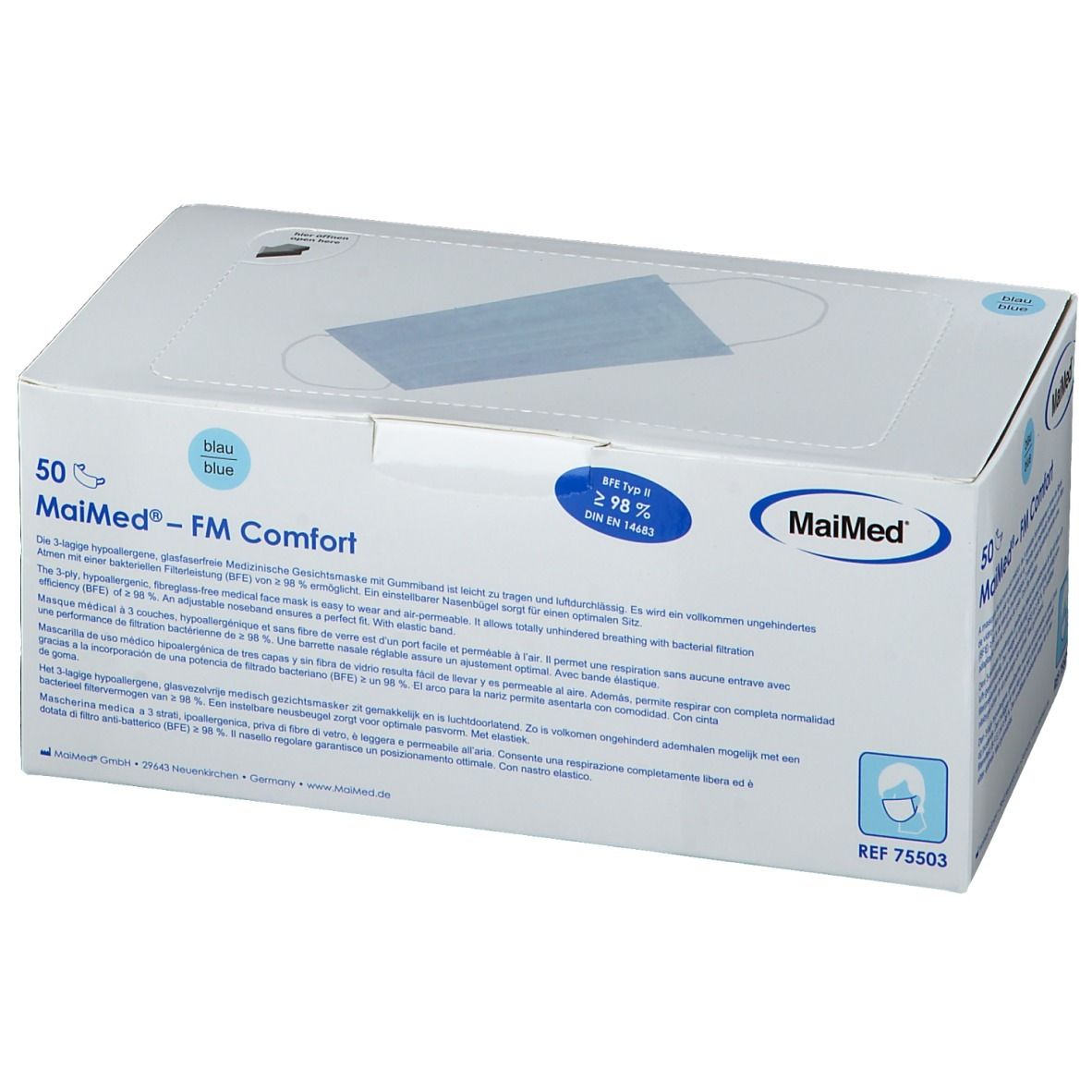 MaiMed® FM Comfort bleu Type II