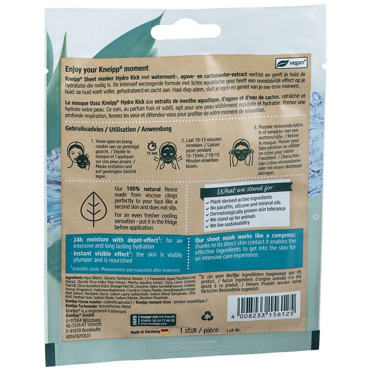Kneipp® Hydro Kick Tuchmaske