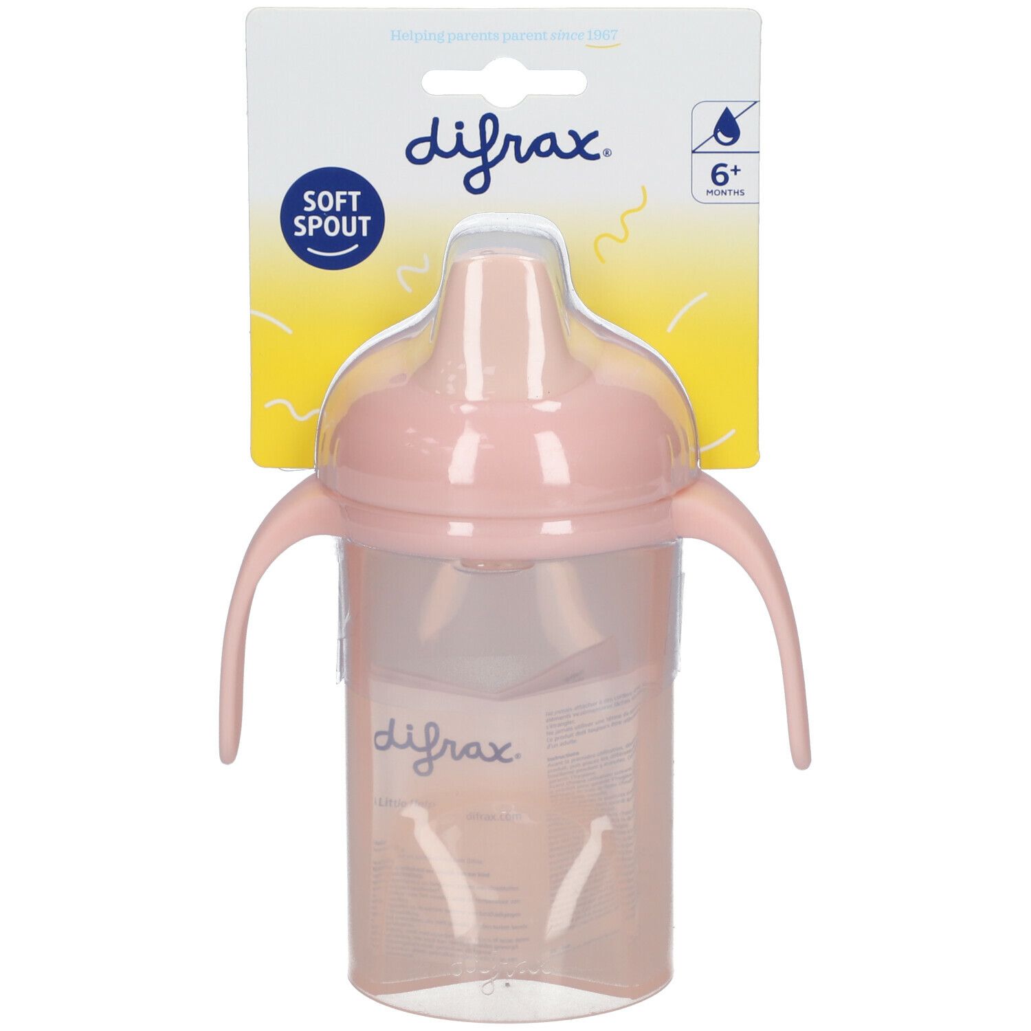 DIFRAX Gobelet à bec Anti-Fuites 6 mois et + 250 ml