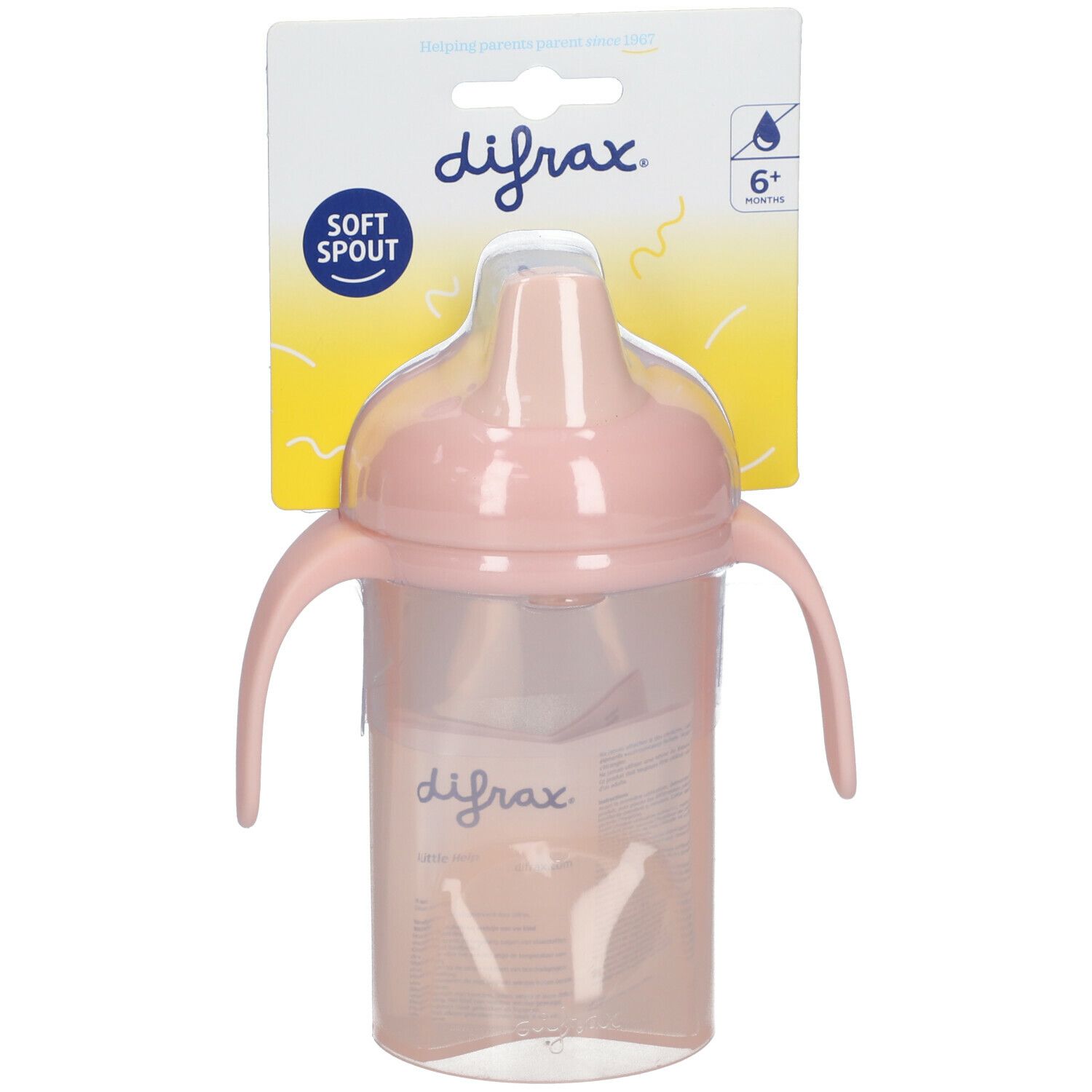 DIFRAX Gobelet à bec Anti-Fuites 6 mois et + 250 ml