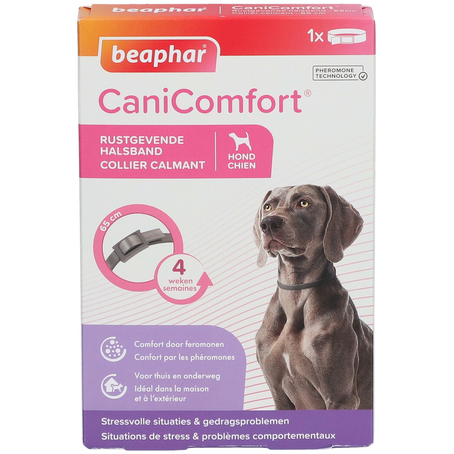 beaphar® CaniComfort® Collier calmant aux phéromones pour chien