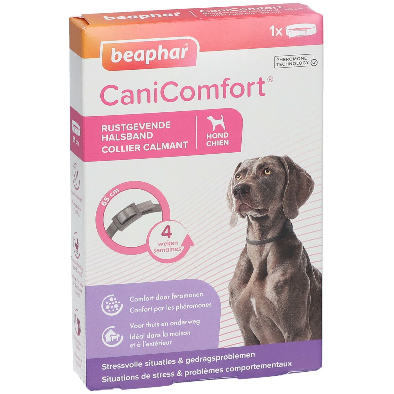 beaphar® CaniComfort® Collier calmant aux phéromones pour chien