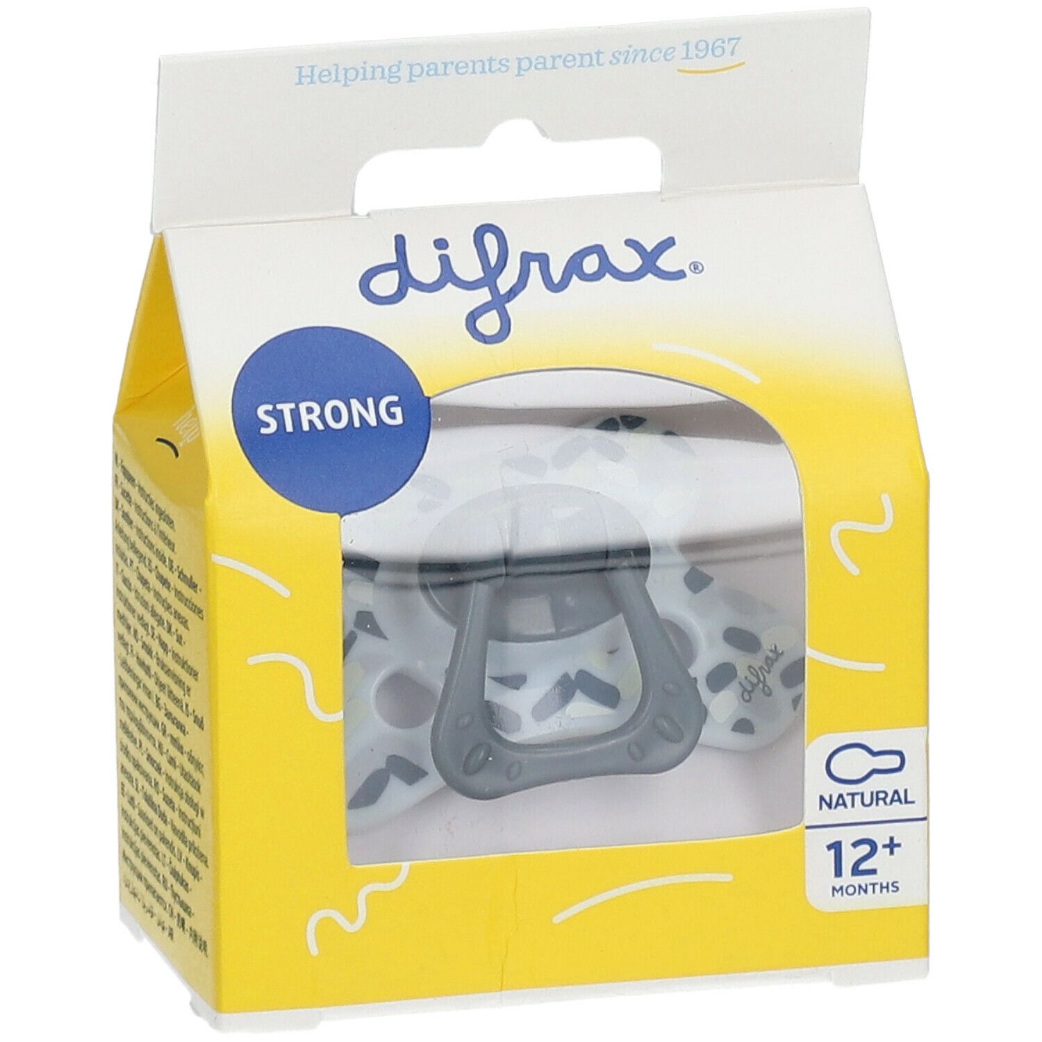 difrax® Sucette Natural +12 Mois - Winter (Couleur non sélectionnable)
