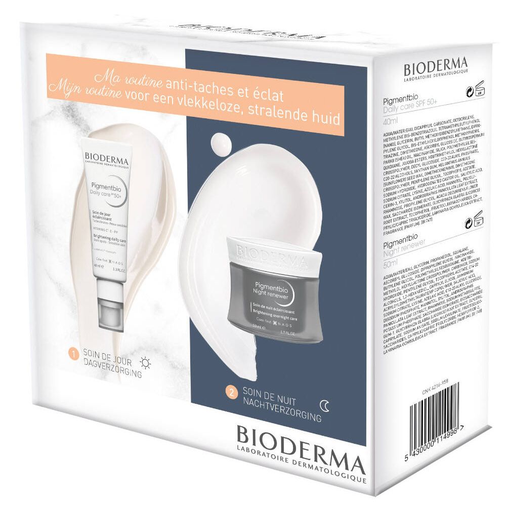  Bioderma Pigmentbio Coffret Ma Routine Anti-Taches et Éclat - Jour et Nuit
