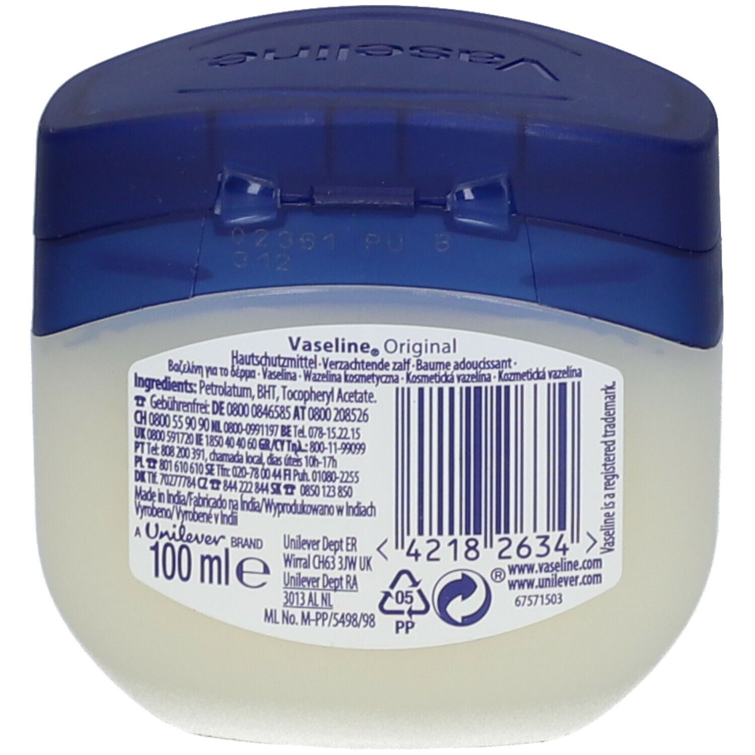 Gelée de pétrole originale Vaseline®