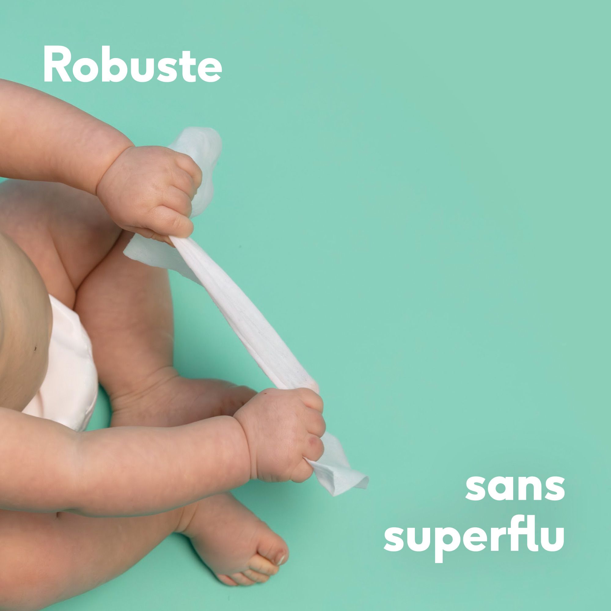 Évaluation des lingettes à l'eau NAÏF®. 5 étoiles. Texte : Très bonnes lingettes.