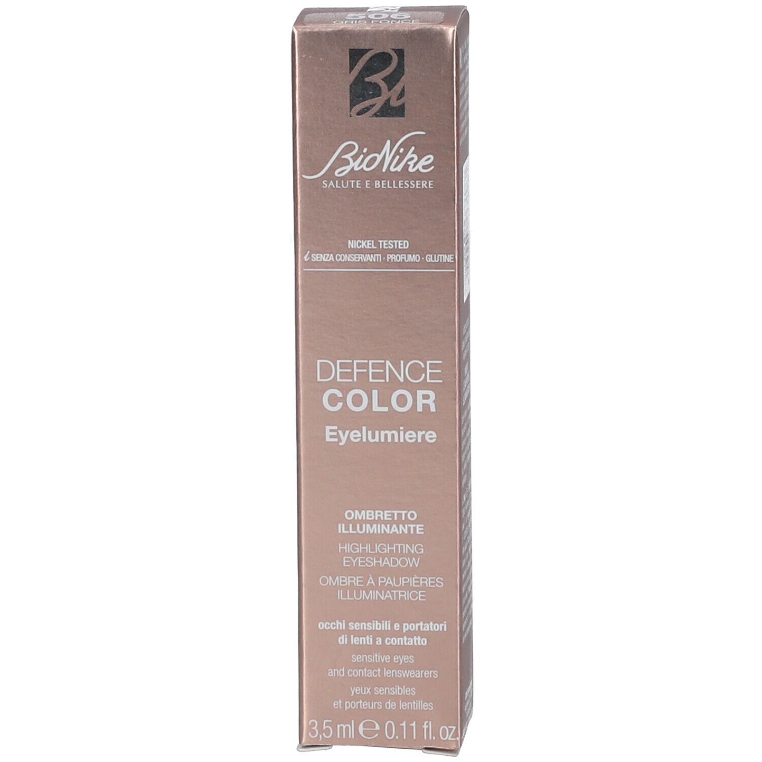 BioNike DEFENCE COLOR Eyelumiere 506 Dark Grey