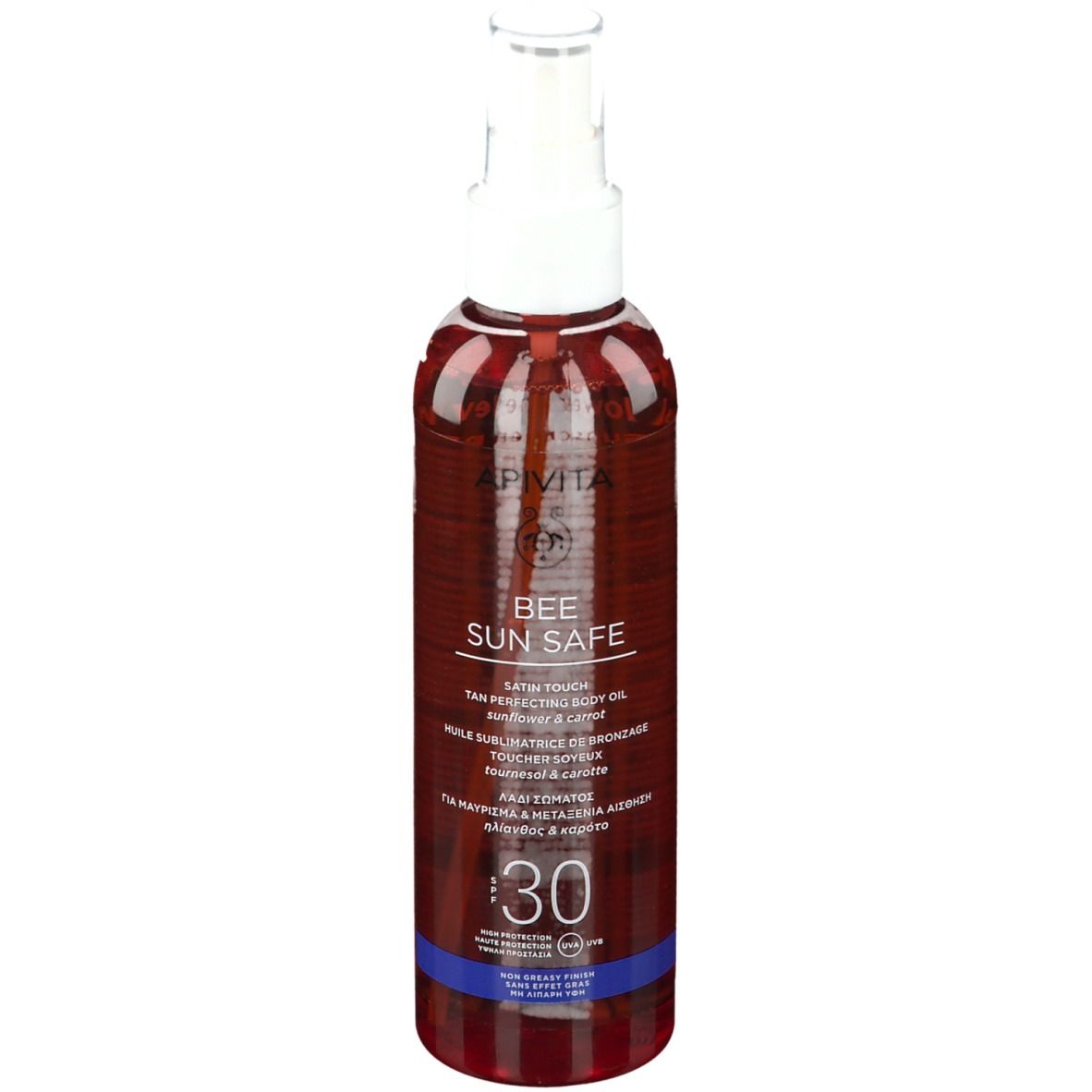 APIVITA Satin Touch Tan Perfecting Body Oil LSF 30