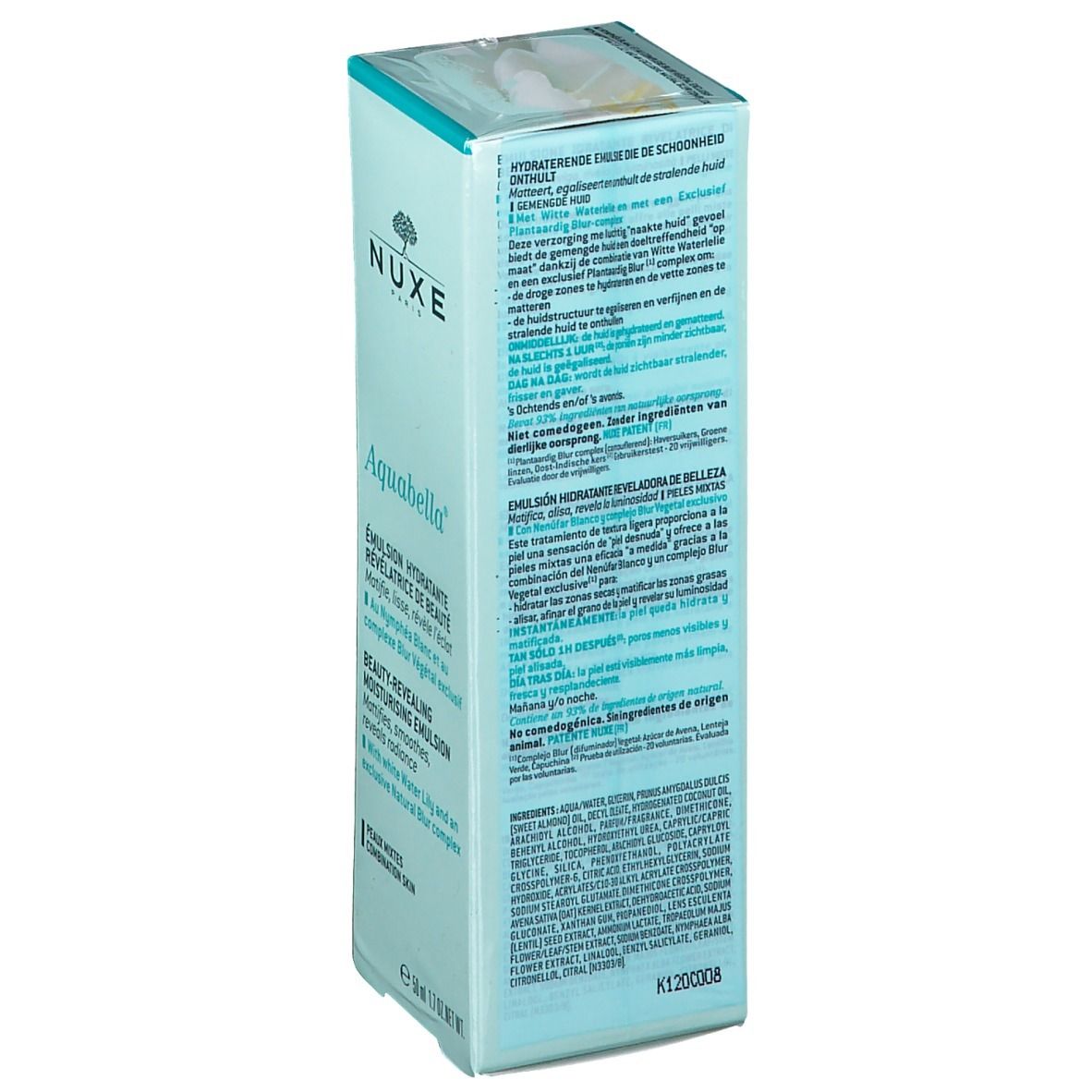 NUXE Aquabelle Feuchigkeitsspendende Emulsion + Klärendes Mikropeeling