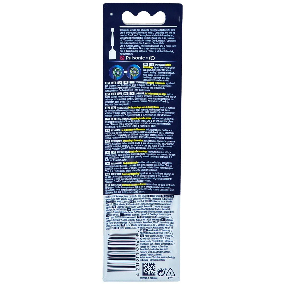 Oral-B CrossAction Black Edition Aufsteckbürsten