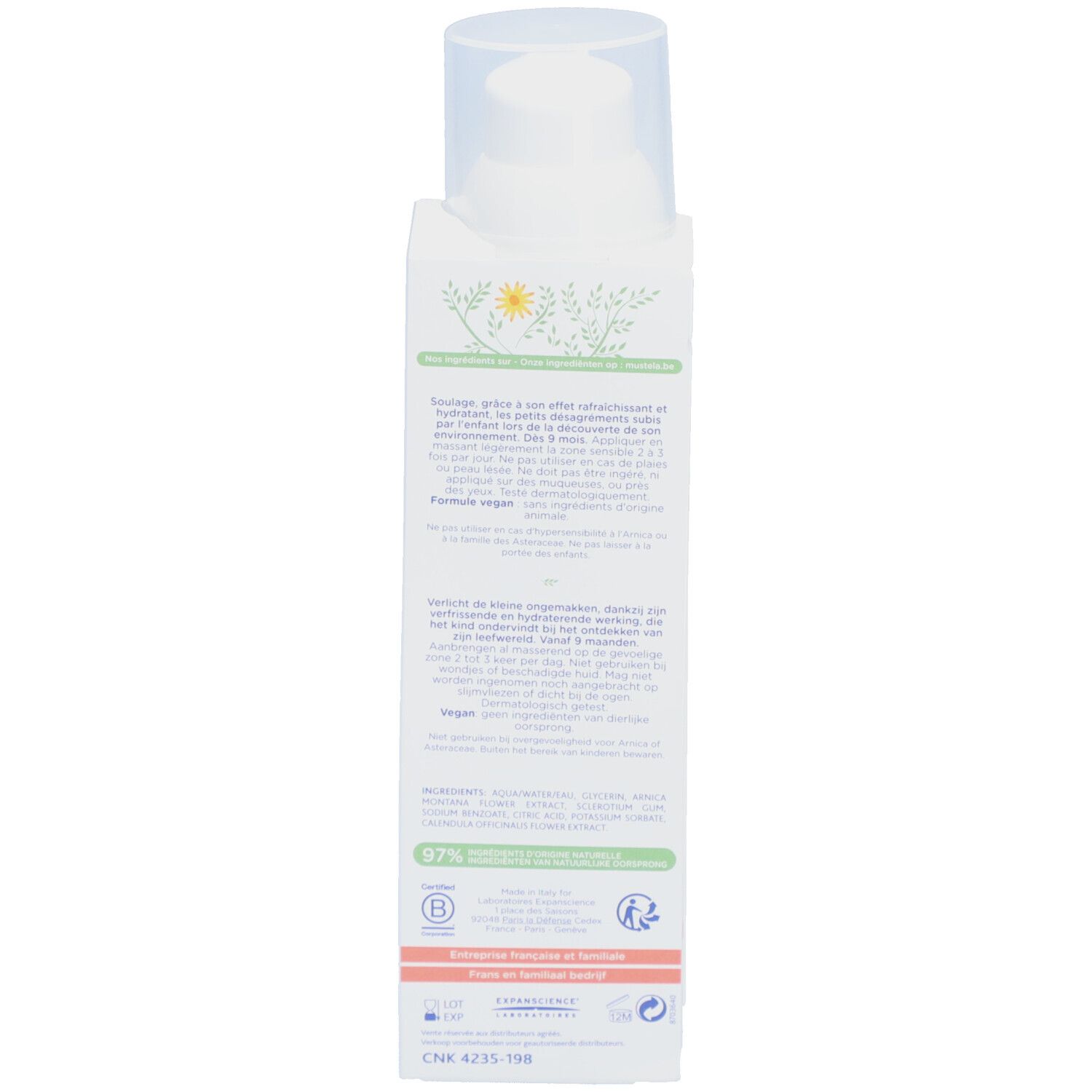 mustela® Bébé - Enfant Gel Arnica & Calendula BIO