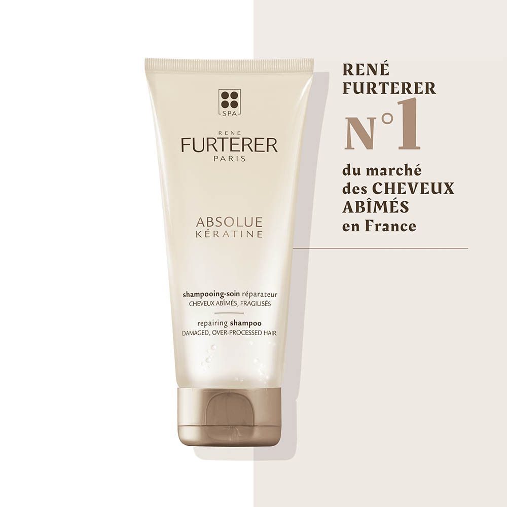 Rene Furterer Absolue Keratine reparierendes Shampoo Tube.