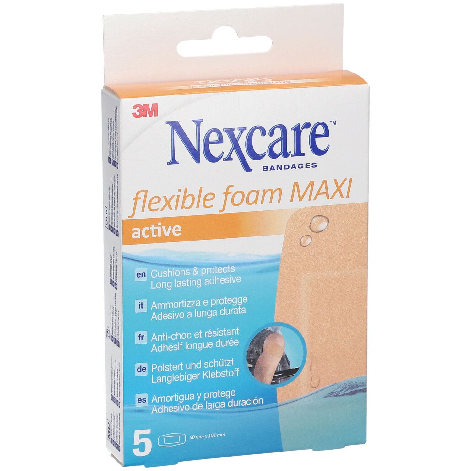 Nexcare® flexible foam Maxi 50 x 101 mm