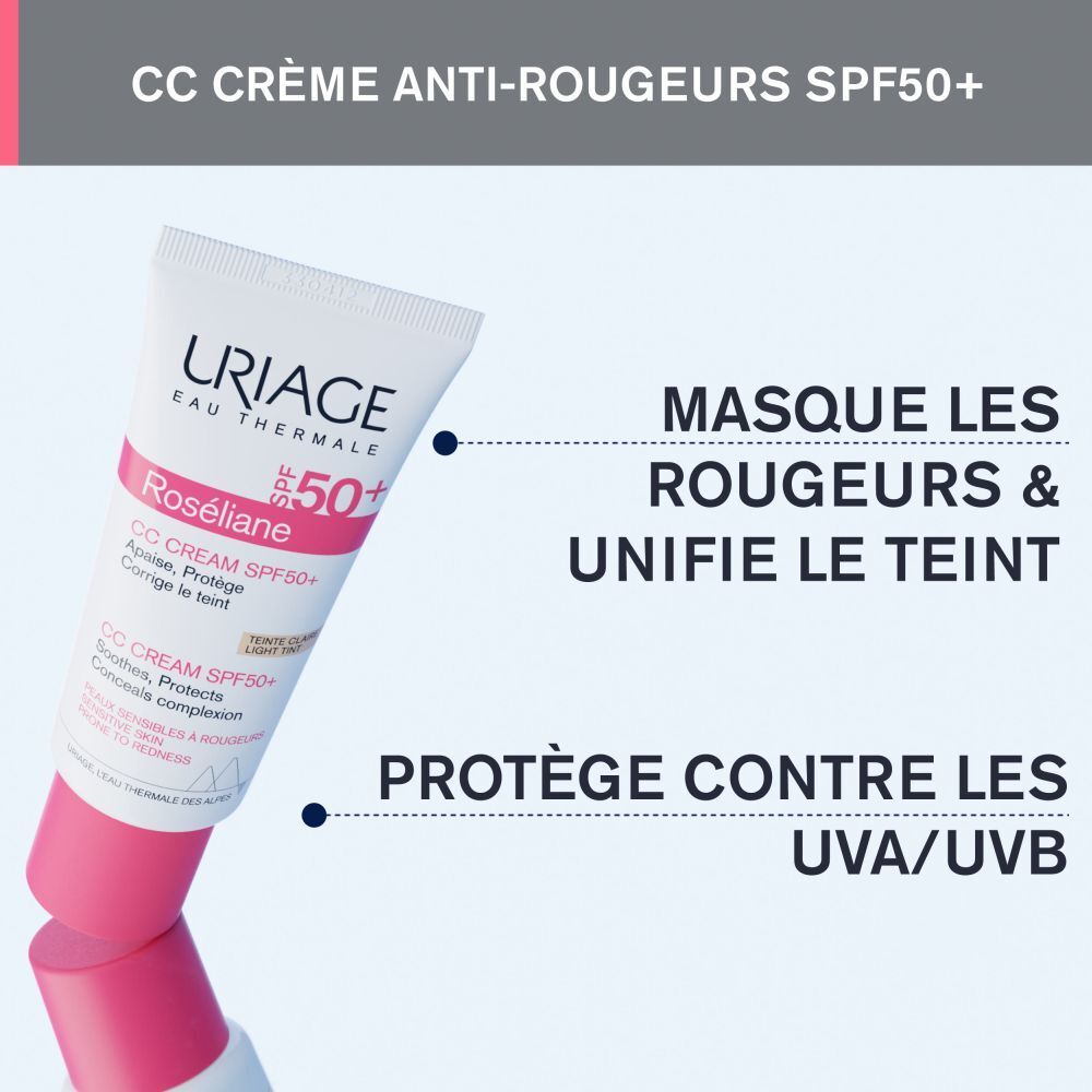 URIAGE Roséliane CC Cream SPF 50+ Teinte Claire