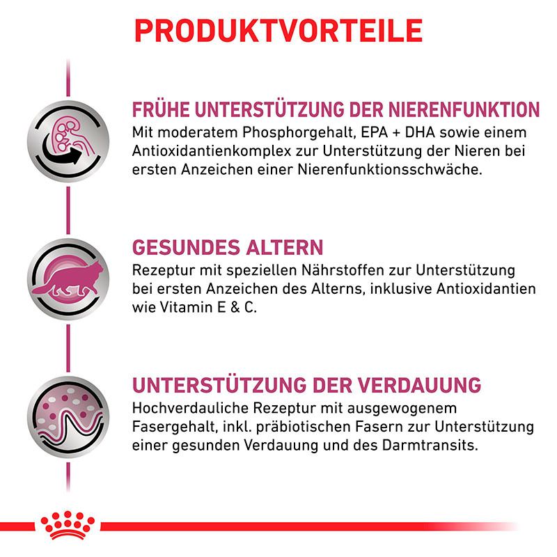 Royal Canin Veterinary Early Renal Nassfutter für Katzen, dünne Scheiben in Soße.