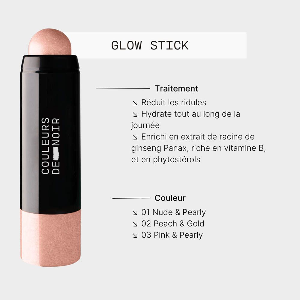 Les Couleurs de Noir Glow Stick 01 Nude & Pearly